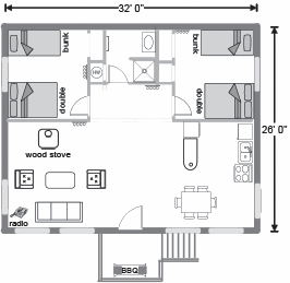 Dawn Lake Outpost blueprint