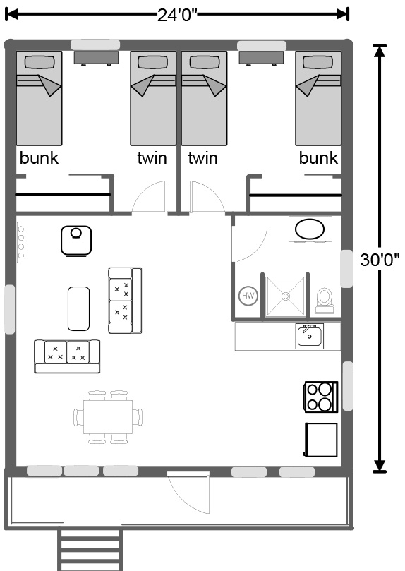 Striker’s Point Lodge blueprint